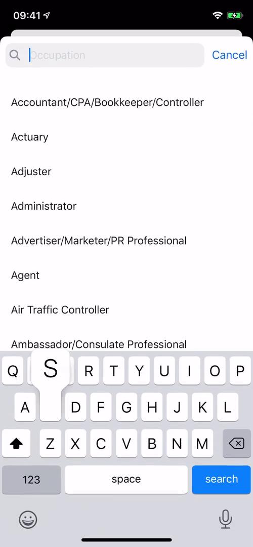 Investing screenshot