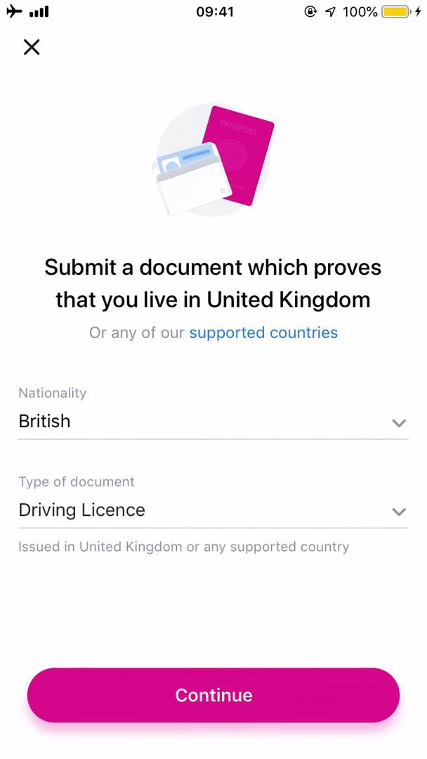 Onboarding screenshot