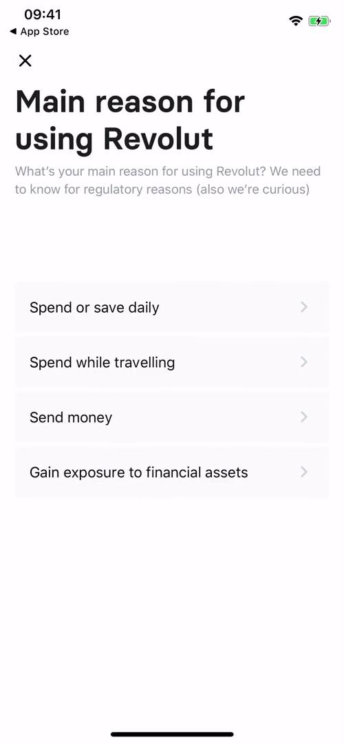 Onboarding screenshot