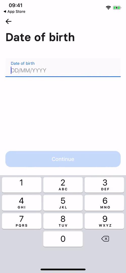 Onboarding screenshot