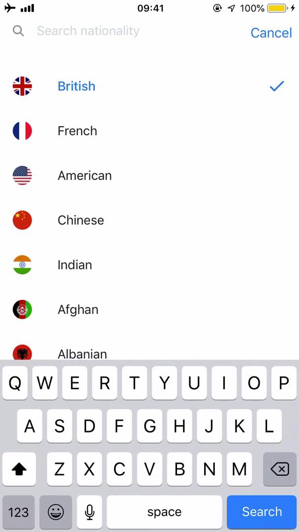Onboarding screenshot