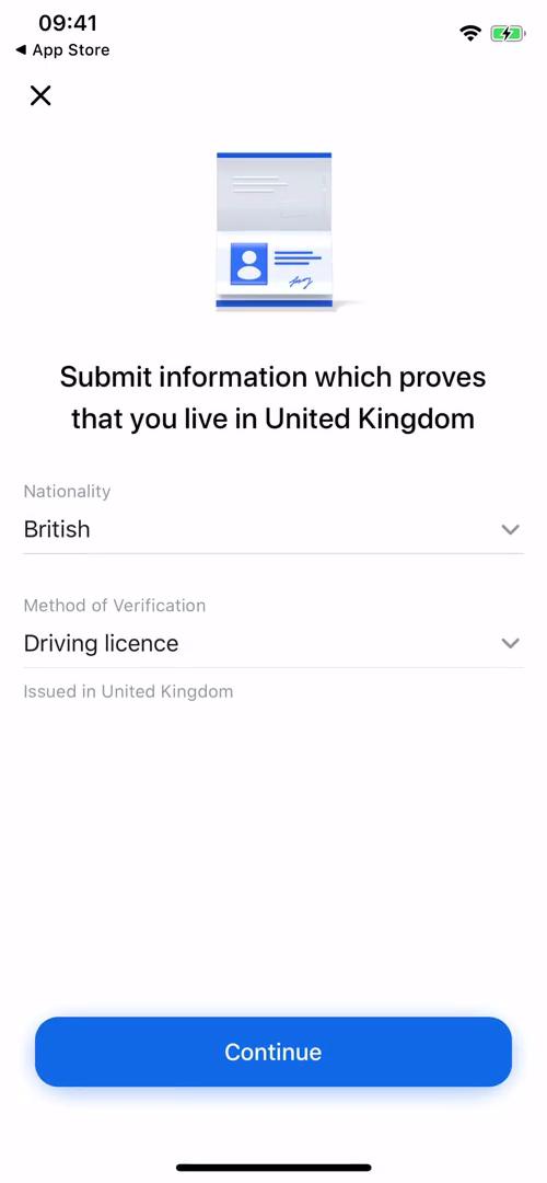 Onboarding screenshot