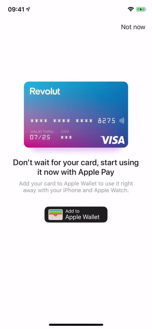 Ordering a debit card screenshot