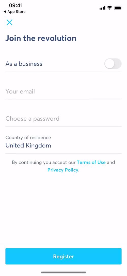 Onboarding screenshot