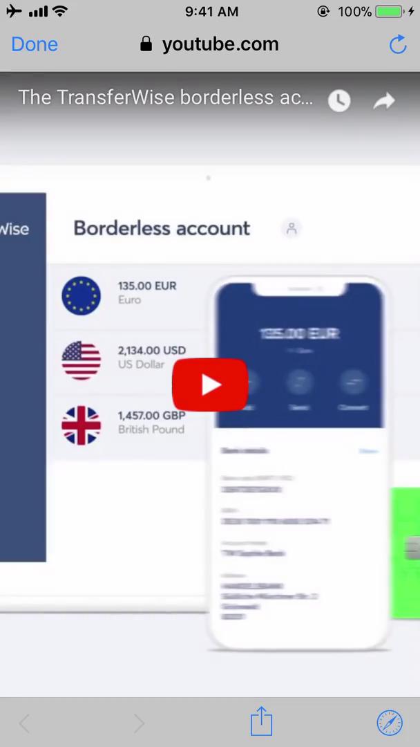 Applying for a bank account screenshot