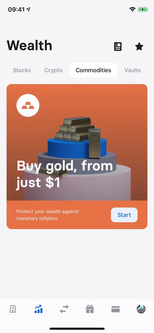 Buying commodities screenshot