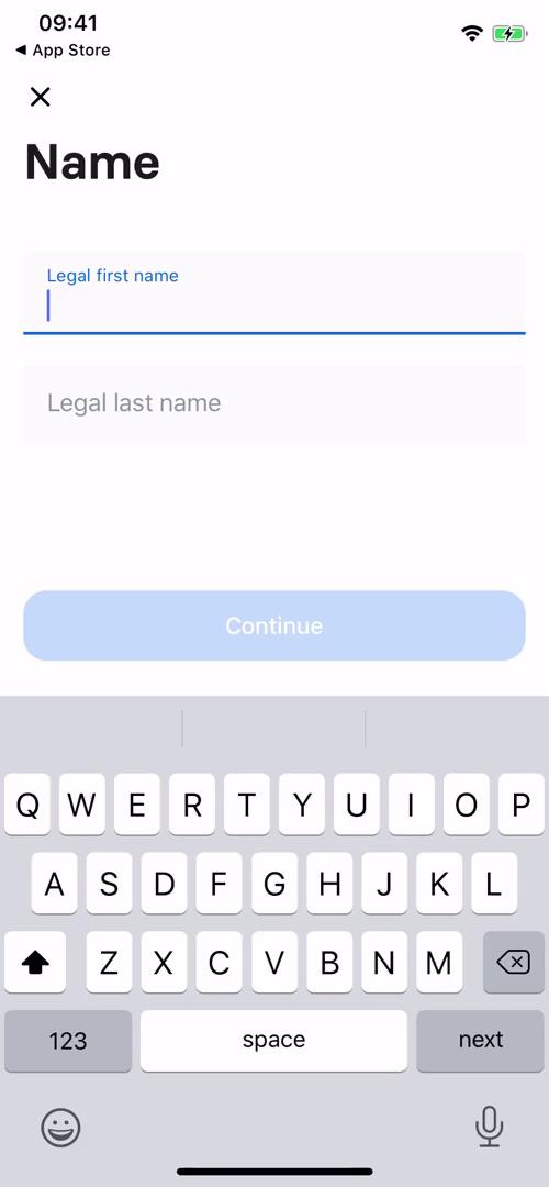 Onboarding screenshot