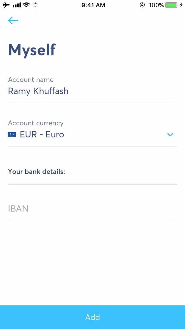 Adding customer to waitlist screenshot