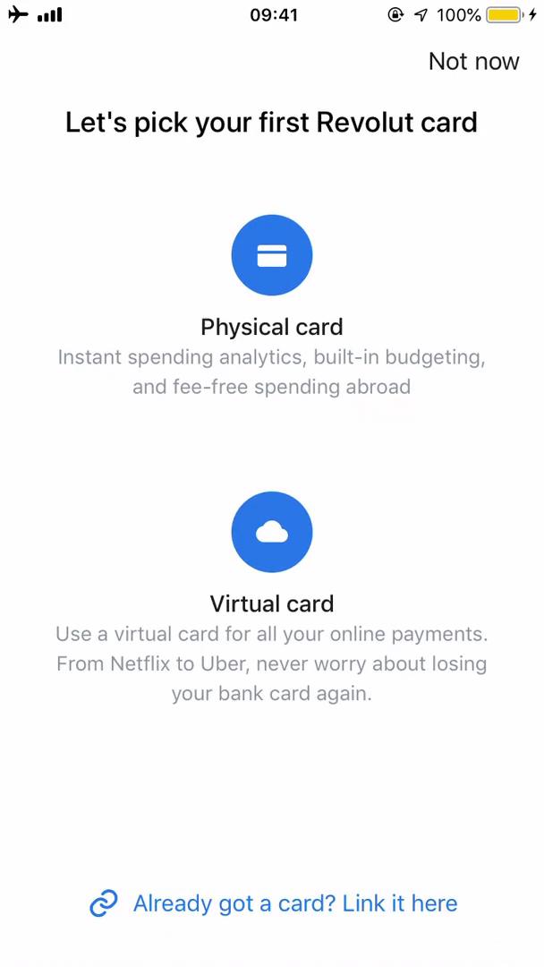 Onboarding screenshot
