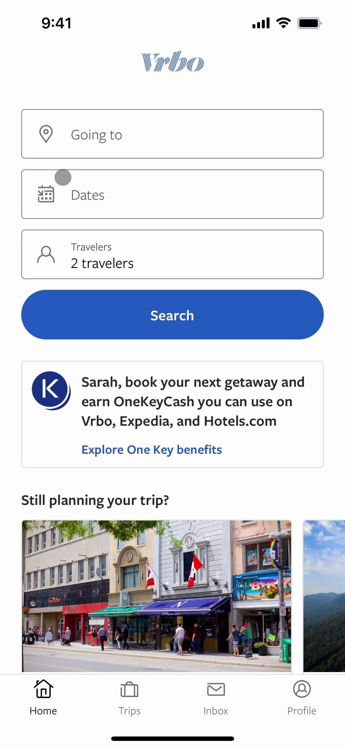 Screenshot of Canceling a booking on Vrbo