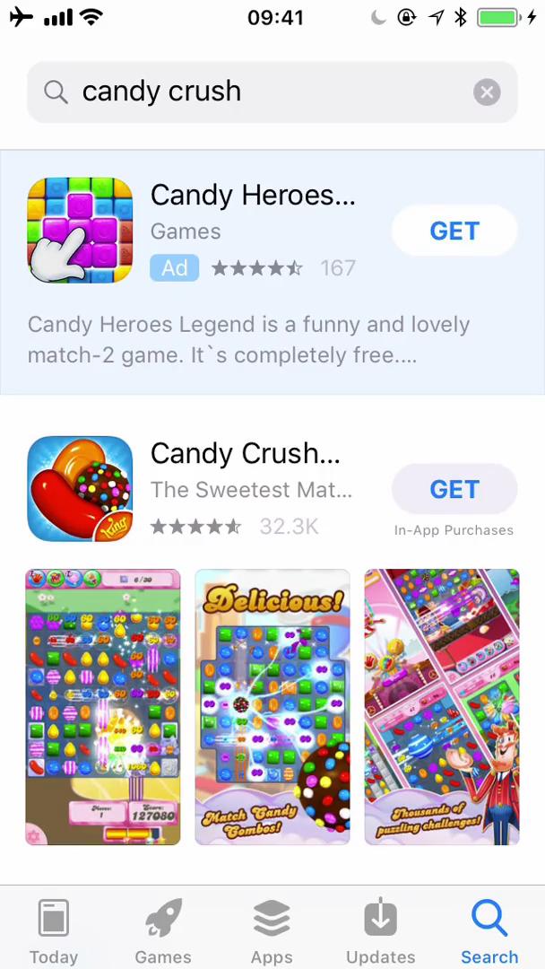 Screenshot of Onboarding on Candy Crush