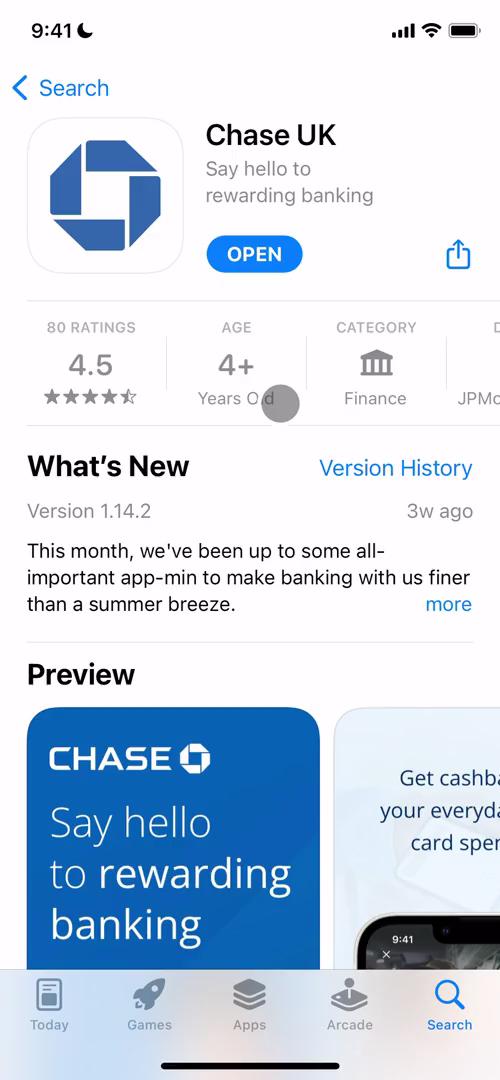Onboarding on Chase video screenshot