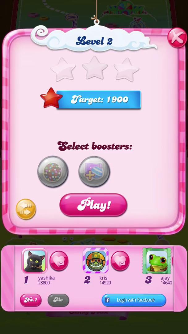 Completing a level on Candy Crush video screenshot