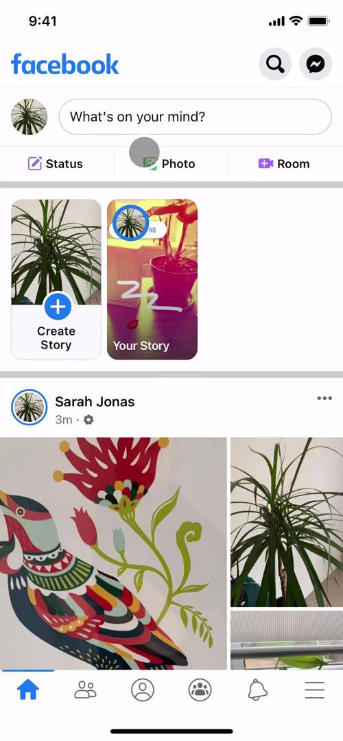 Screenshot of Creating a group on Facebook