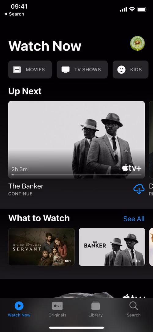 Searching on Apple TV video screenshot