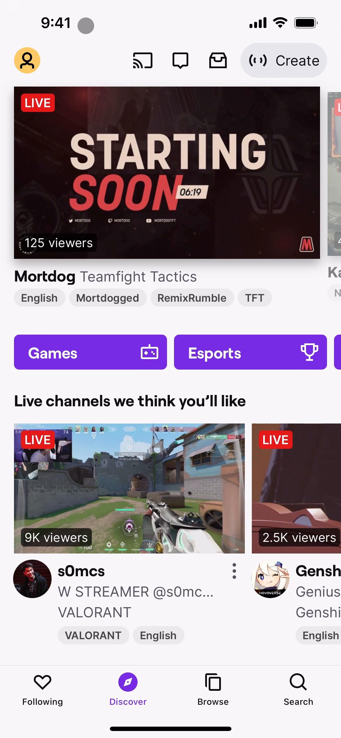 Updating your profile on Twitch video screenshot