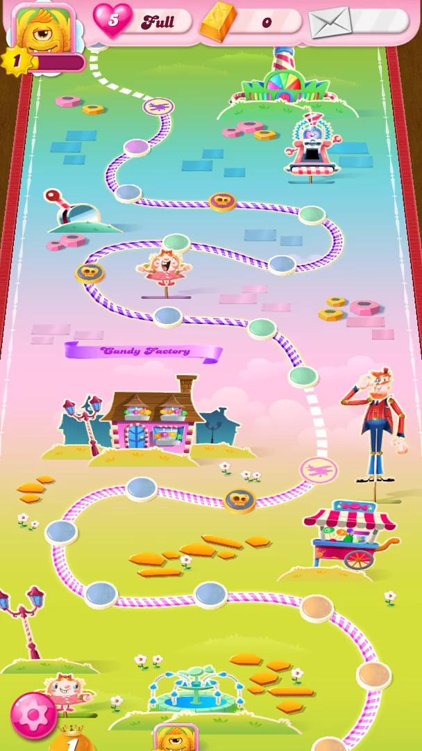 Screenshot of In-app purchases on Candy Crush